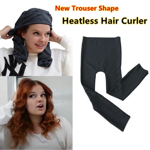 Heatless Hair Curler No Heat Curling Rod Headband Trouser Shape Curls Sleeping Soft Hair Rollers Lazy Curlers Hair Styling Tools