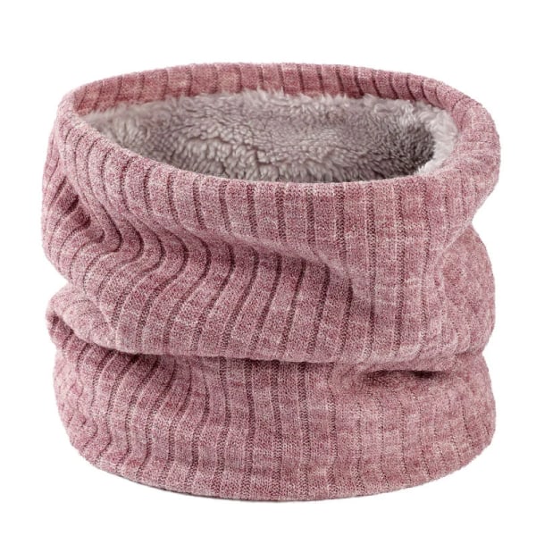 Hot Winter Scarf for Women Fleece Ring Bandana Knitting Solid Scarf Knitted Neck Warmer Buff Thick Cashmere Headband Ski Mask