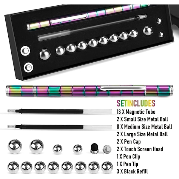Magnetic Pen, Fidget Decompression Toy Gift for Colour