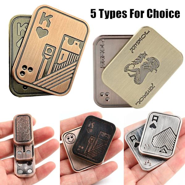 2022 Click Clicker Poker Slider Push Card Hand Fidget decompression EDC Toy Gift