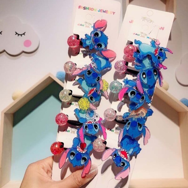 Stitch Hair Rope Stitch Scrunchie Girl's Exquisite Accessory Gift Wholesale