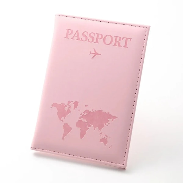 Air Plan Travel Accessories Passport Holder ID Cover Women Men Portable Bank Card Passport Business PU Wallet Case Holder
