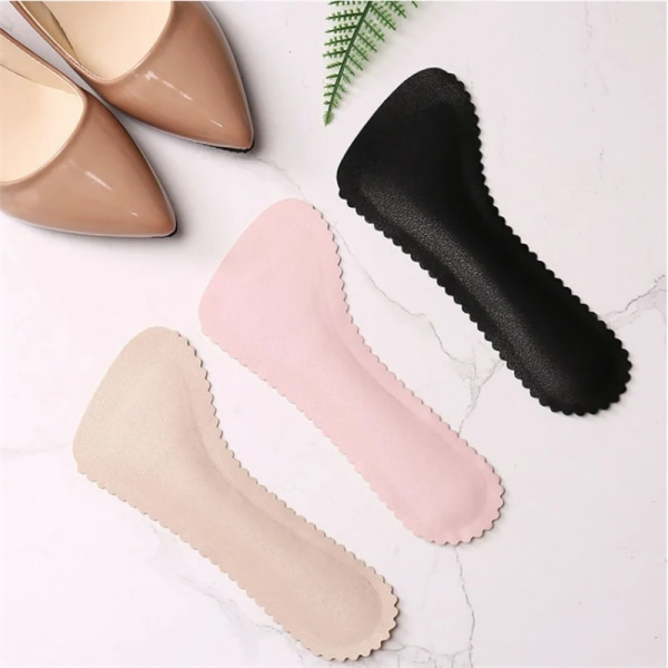 Self-adhesive Sandals Insoles Breathable and Sweat-absorbent High-heeled Shoes Non-slip Stickers Seven-point Pads Soft Bottom