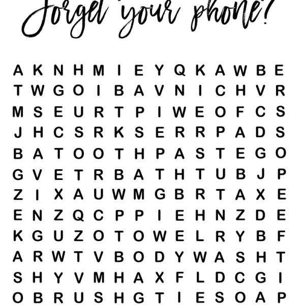 Bathroom Word Search Print Bathroom Wall Decor Funny Quote Posters and Prints Modern Wall Art Canvas Painting Decoration