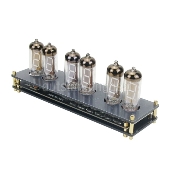 IV11 VFD Clock Fluorescent Tube Clock 6 Colors Light Time Date Temperature os67