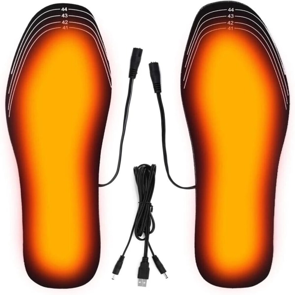 USB Heated Shoe Insoles Electric Foot Warming Pad Feet Warmer