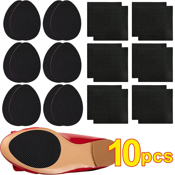 10Pcs High Heel Sandal Sole Protector Anti-slip Outsole Pad Frosted Sticker Shoe Bottom Patch Pads Stickers Shoes Accessories