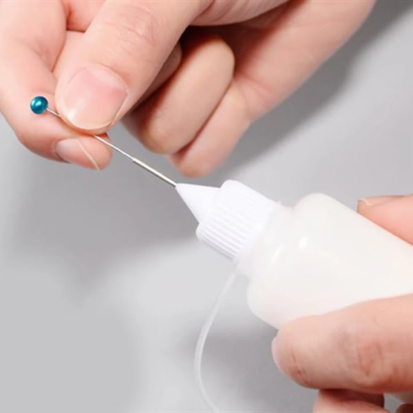 20ML/50ml Empty Glue Bottle with Needle Precision Tip Applicator Bottle for Paper Quilling DIY Craft Essential Tools