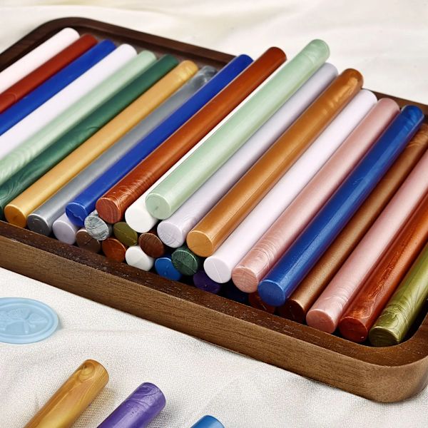 10PCS Seal Wax Sticks for Wedding Party Invitation Envelope Sealing Special Sealing Wax for Retro Lacquer Seal Wax Seal Beads