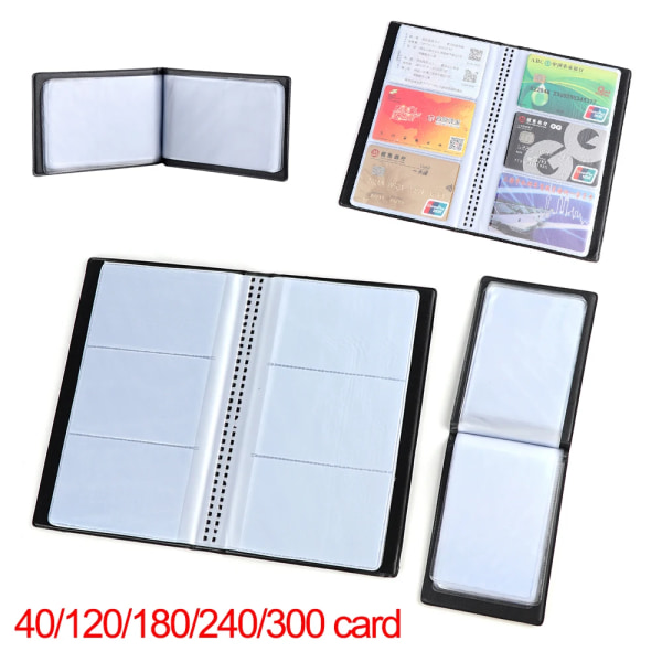 40/120/180/240/300 Cards ID Credit Card Holder Book Case Organizer Business  Cards ID Credit Card Holder Case
