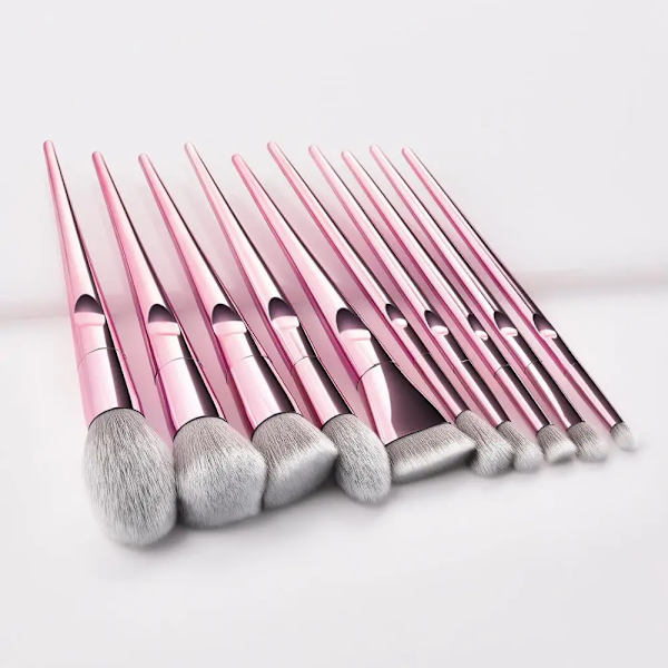 Rose gold makeup brush tip handle single high gloss blush brush eyebrow brush eye shadow brush professional makeup brush set
