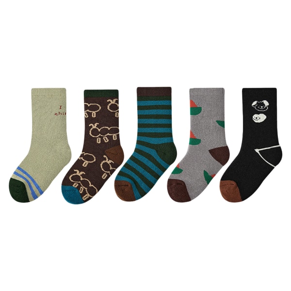 Stockings Fashionable New Pattern Simple Cute Print Warm And Comfortable Socks