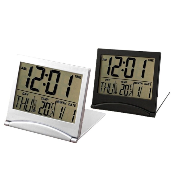 Useful Digital Clock Accessory Display Alarm Date Desktop Home Station Table