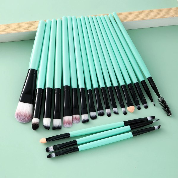 20 sets of makeup brushes, soft facial makeup brushes, suitable for foundation, loose powder blush, eye shadow, concealer and ot