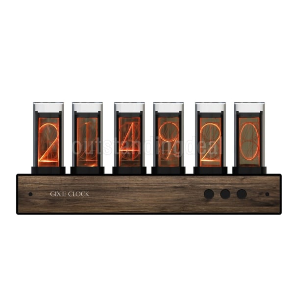 RGB Glow Tube Clock 6 Bit LED Digital Nixie Clock Electronic Retro Desk Clock