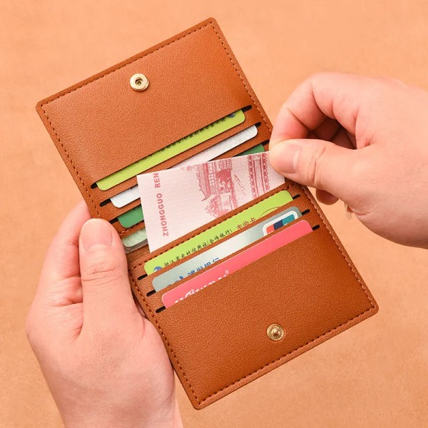 Hot Selling Card Bag Slim And Compact Bank ID Card Case Driver's License Wallet Simple And Anti Demagnetization Card Holder