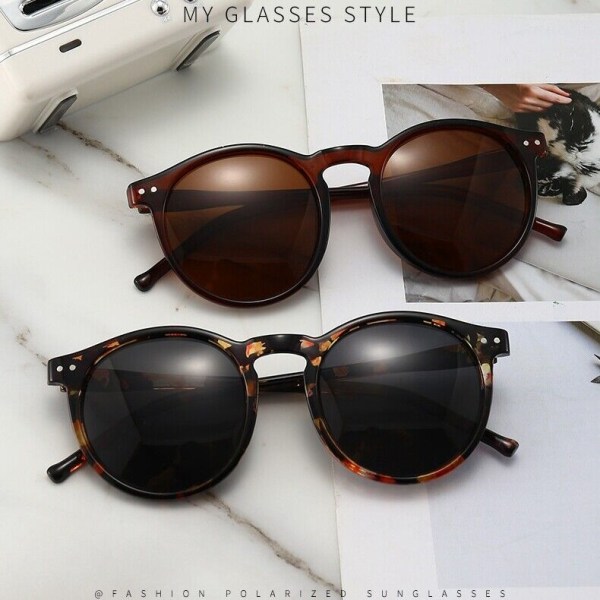 Polarized Sunglasses Womens Men UV400 Protection Classic Frame Glasses Shades C