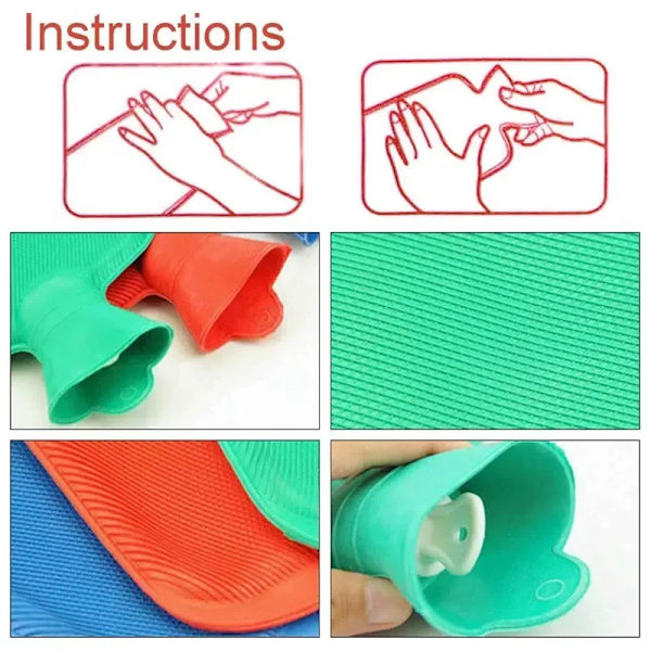 Hot Hand Cover Injection Pain For Rubber Water Hot With Natural Water Warmer Bottle Portable Water Relief Durable Bag