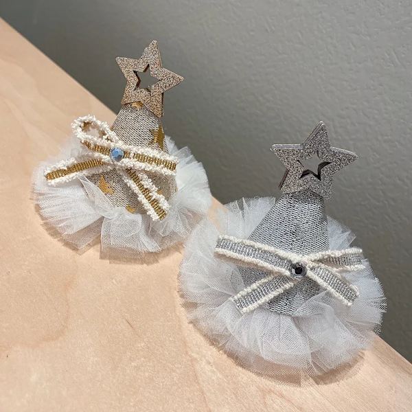 2024 New Christmas Hat Hair Clips For Women Girls Barrettes Xmas Elk Antler Children Hairclip Bow Kids Hairpins Hair Accessories