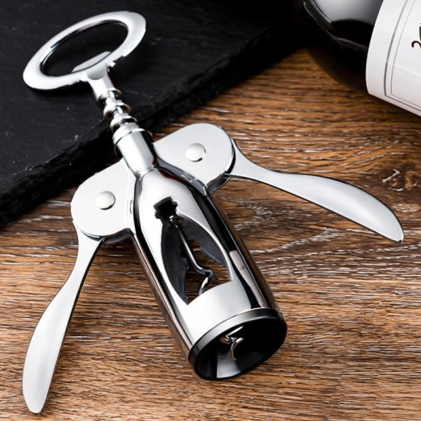 Hand Movement Bottle Opener Classic And Practical Stainless Steel Wine Opener Portable Wine Cork Remover Kitchen Gadgets