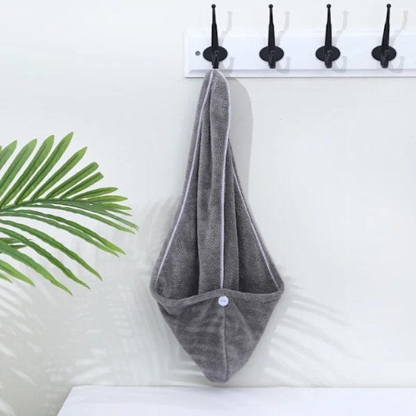 Towel Bathroom Absorbent Women Adult Quick-Drying Bath Thicker Shower Long Curly Hair Cap Dry Head Hair Towel Microfiber Wisp
