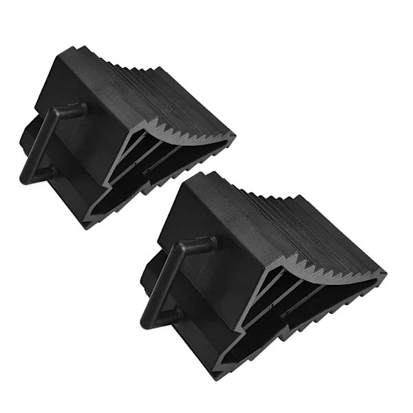 2Pcs Car Tyre Slip Block Tire Support Pad Hot Heavy Duty Wheel Chocks Handles for Car Trailer RV Rubber Wheel Blocks
