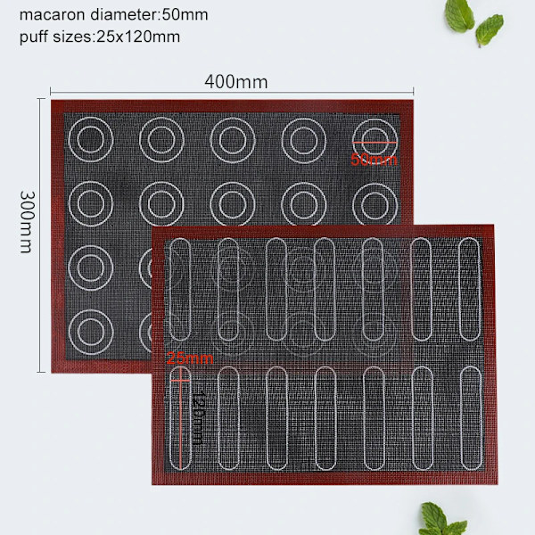 Perforated Silicone Baking Mat Non-stick Oven Sheet Liner Bakery Bakeware Kitchen Accessory Tools Macaron Pad For Cookies Pastry