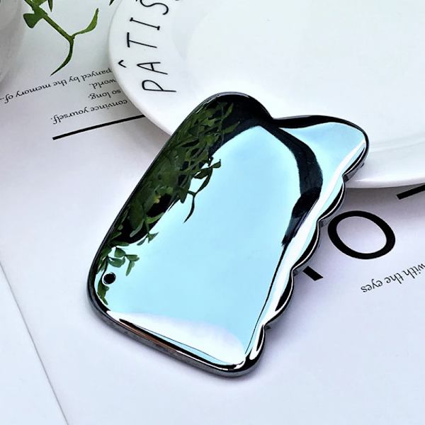 Terahertz Energy Stone Meridian Scraping Board Acupuncture Point Massager Face Eye Slimming Beauty Care Guasha Massage Tool