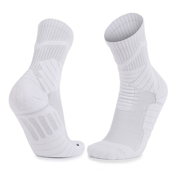 Men's Sports Crew Socks Cushioned Basketball Thick Outdoor Socks
