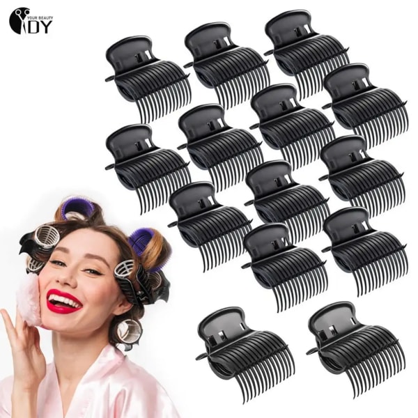 12Pcs Hot Platen Clips Hair Curler Claw Clips Replacement Platen Clips Hair Curler Claw Clamps For Women Hairdressing Tools