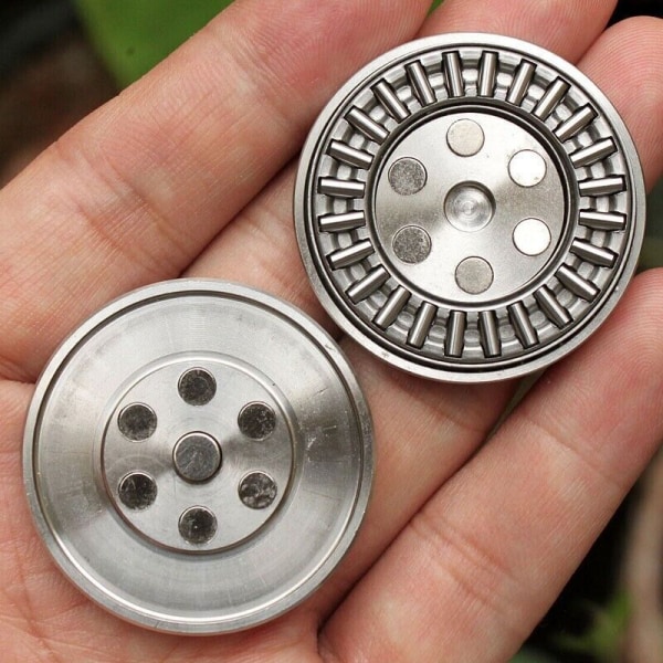 EDC Coin Click Clicker Slider Push Card Finger Decompression Gift Pocket Toys