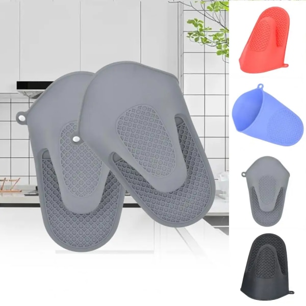 Hand Clip Silicone Oven Mitten Food Grade Insulated  Creative Household Kitchen Silicone Microwave Mitten