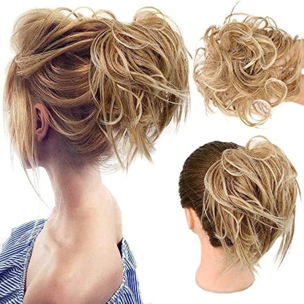 Synthetic Hair Bun Messy Scrunchies Hairpiece Accessories Claw Clip Buy 1 get 1