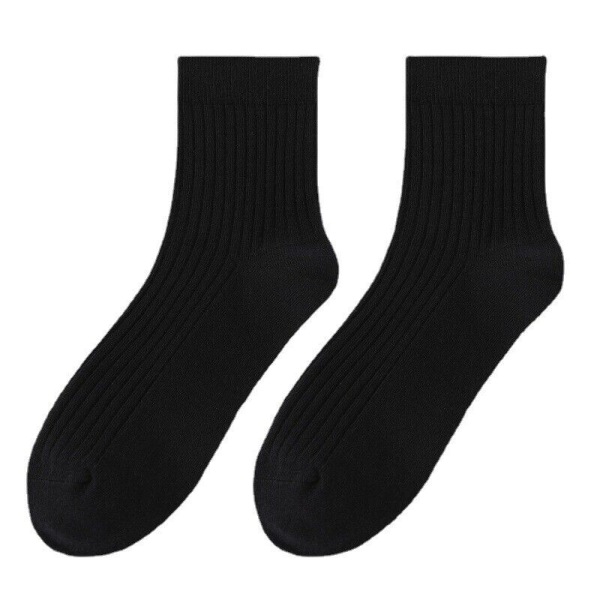 6 pairs of autumn cotton socks men's mesh breathable wicking sweat crew socks