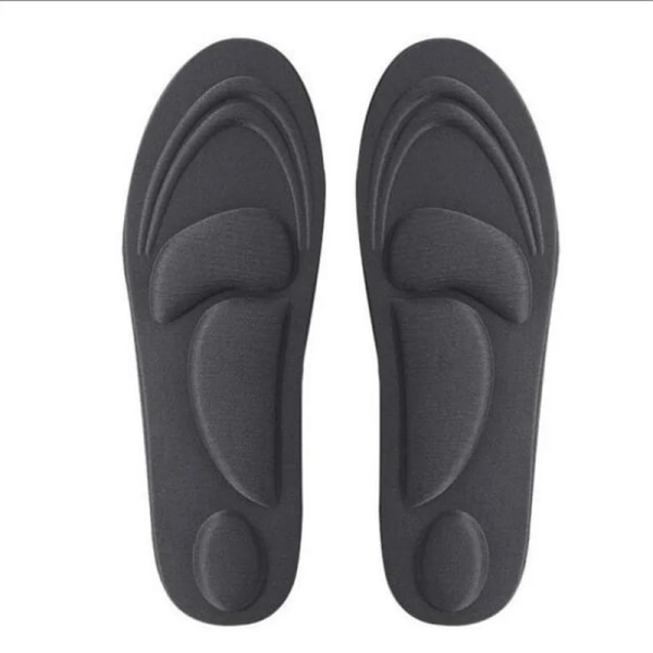 4D Memory Foam Orthopedic Insoles For Shoes Women Men Flat Feet Arch Support Massage Plantar Fasciitis Sports Pad Heel Cushion