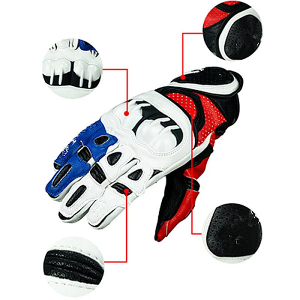 1Pair Motorcycle Full Finger Gloves WindProof Riding Gloves With Touch Screen Motorcycle Equipment for Cross Country Riders