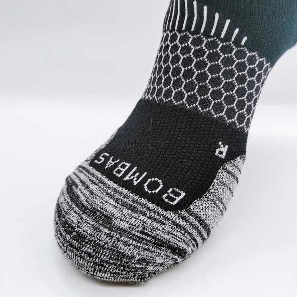 BOMBAS 4 pairs Men's Honeycomb Lightweight running Ankle Socks Grey Size Med