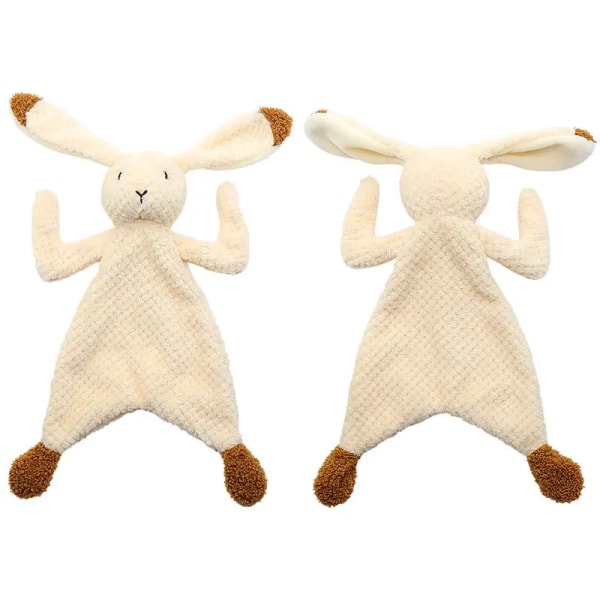 Baby Security Blanket Soothe Appease Towel Soft Cotton Muslin Bib Animal Rabbit Panda Doll Teething Comforter Blanket