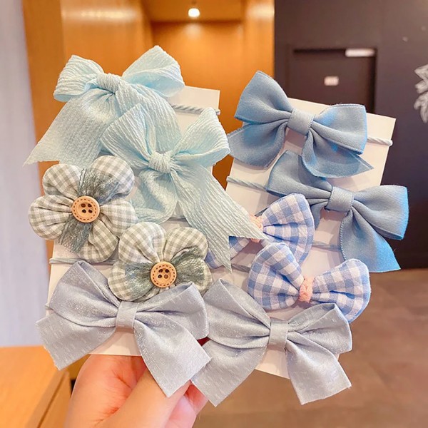 Girls New Year Christmas Hair Clip Children bow Side Bangs Clip Girls Baby Headdress Cartoon  Princess Hair Jewelry Broken Clip