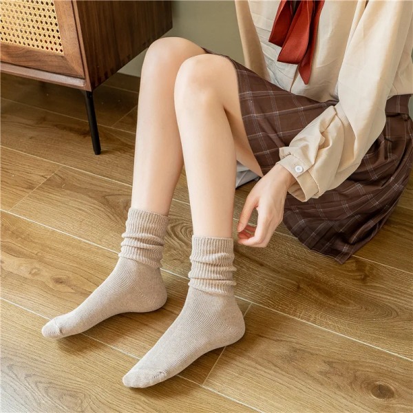 Women Diabetic Socks Non Binding Loose Top for Diabetes Hypertensive Patients Swollen Feet Thicken Warm Solid Color