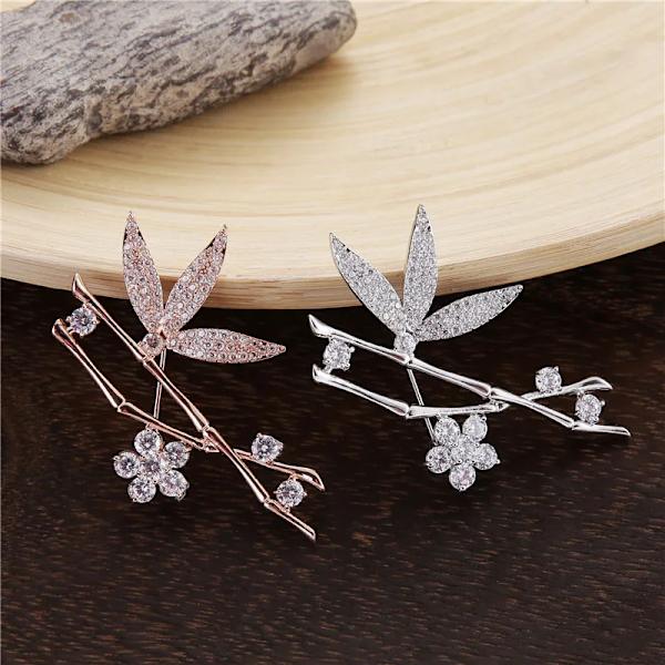 TDQUEEN Heart Women Pins And Brooches CZ Crystal Zirconia Lapel Hijab Pin Jewelry Gold Color Arrow Metal Fashion Femme Broche