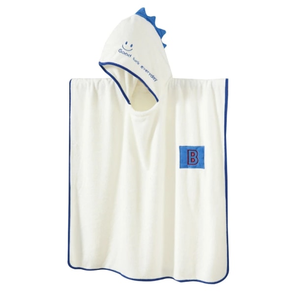 Hooded Towel Soft Coral Fleece Bath Poncho Bathrobe for Babies Swim Beach Accs
