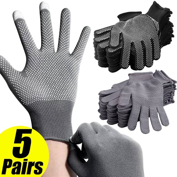 5pairs Outdoor Riding Anti-slip Touchscreen Gloves for Men Women Glove Lightweight Thin Breathable Anti-uv Glove Mittens Driving