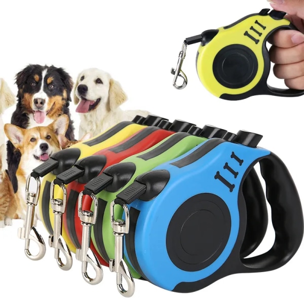 3M/5M Retractable Dog Leash Automatic Flexible Dog Puppy Cat Traction Rope Belt Dog Leash for Small Medium Dogs Pet Products