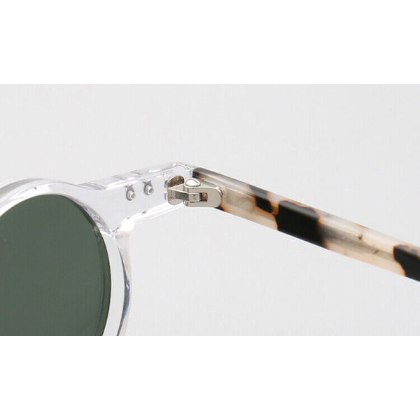 Vintage Round Women Sunglasses Polarized Men Sun Glasses UV400 Fashionable Clear