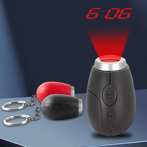 Projection Digital Alarm Clock LED Mini Projection LCD Digital Voice Talking