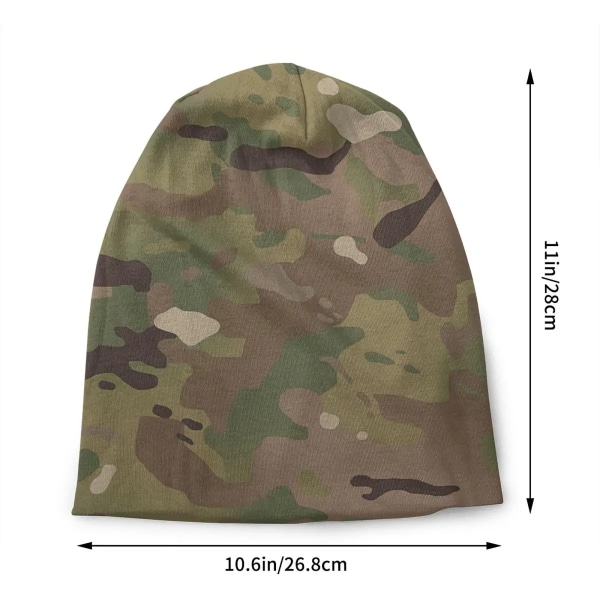 Military Camo Camouflage Army Bonnet Hats Cool Knitting Hat For Women Men Winter Warm Skullies Beanies Caps