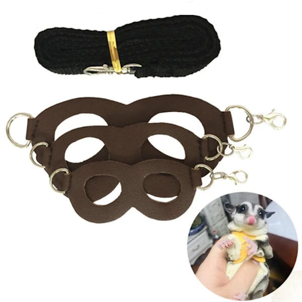 Small Pet Chest Strap Hamster Squirrel Leash Traction Rope Sugar Glider Windproof Anti Lost Rope