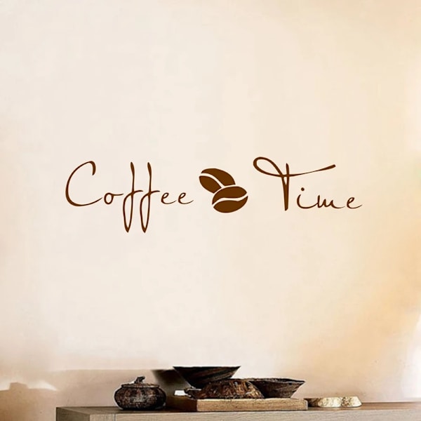 Coffee Wall Art Decal Sticker , vinyl coffee wall stickers for coffee shop or office decor