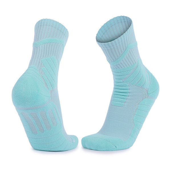 Men's Sports Crew Socks Cushioned Basketball Thick Outdoor Socks